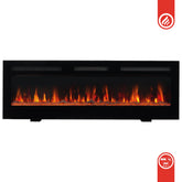 Elektrische haard MARLON - Elektrische 3-in-1 haard met verwarming, 3D-vlameffect, 12 vlamkleuren, afstandsbediening - 70 inch